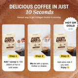 GIANTS™ Instant Collagen Protein Coffee